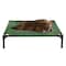 Pet Adobe Elevated Portable Pet Bed Cot-Style 30 in x24 in x7 in for Dogs and Small Pets, Indoor/Outdoor, Green 588609JJG - alternate 1